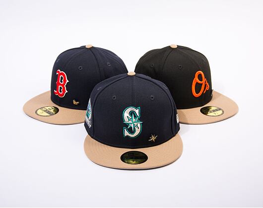 Kšiltovka New Era 59FIFTY MLB "Varsity Pin & Sidepatch" Seattle Mariners