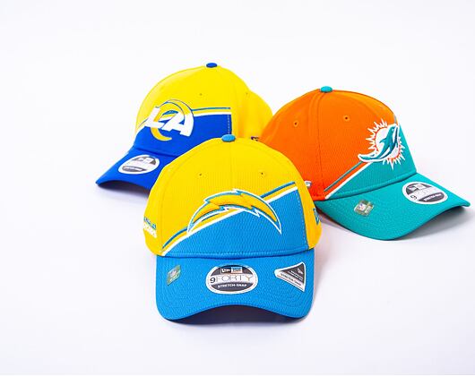 Kšiltovka New Era 9FORTY Stretch-Snap NFL Sideline 23 Los Angeles Chargers Team Colors