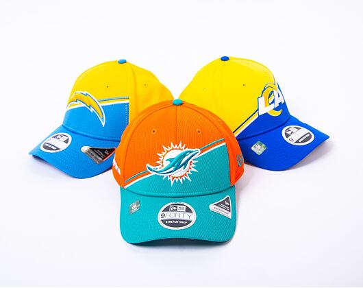 Kšiltovka New Era 9FORTY Stretch-Snap NFL Sideline 23 Miami Dolphins Team Colors