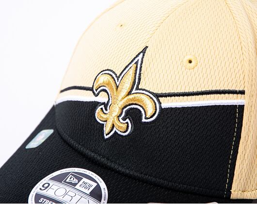 Kšiltovka New Era 9FORTY Stretch-Snap NFL Sideline 23 New Orleans Saints Team Colors