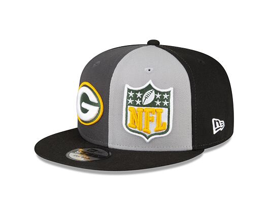 Kšiltovka New Era 9FIFTY NFL Sideline 23 Green Bay Packers Graphite