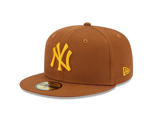 Kšiltovka New Era 59FIFTY MLB League Essential 5 New York Yankees Toasted Peanut / Mellow Yellow