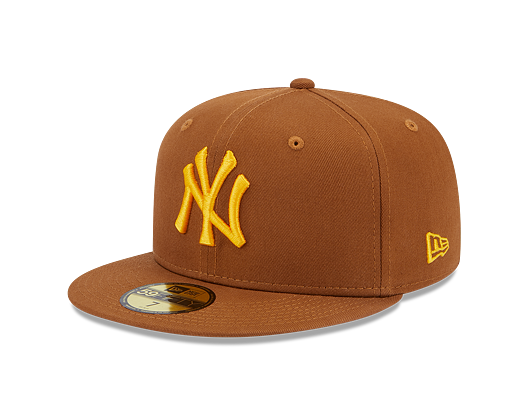 Kšiltovka New Era 59FIFTY MLB League Essential 5 New York Yankees Toasted Peanut / Mellow Yellow