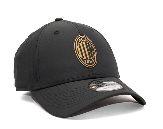 Kšiltovka New Era - Black & Gold 9FORTY - AC Milan - Black