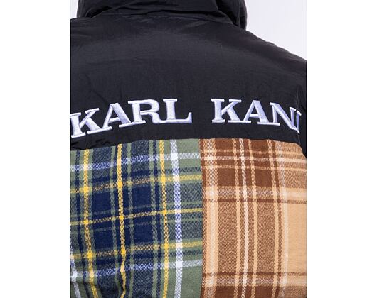 Flanelová Péřová Bunda Karl Kani OG Flannel Block Puffer Jacket multicolor