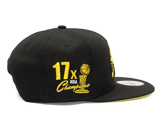 Kšiltovka New Era 9FIFTY NBA Team Drip Los Angeles Lakers Black / Upright Yellow