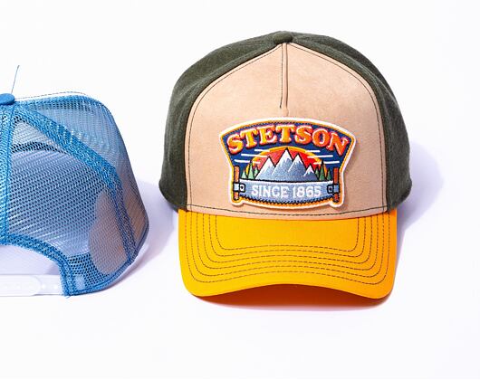 Kšiltovka Stetson Cap Hacksaw Green/Orange