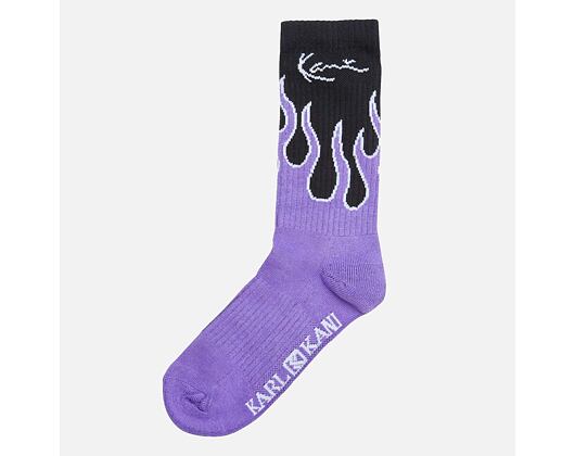 Ponožky Karl Kani Signature 3-Pack Socks Black/Flames/White