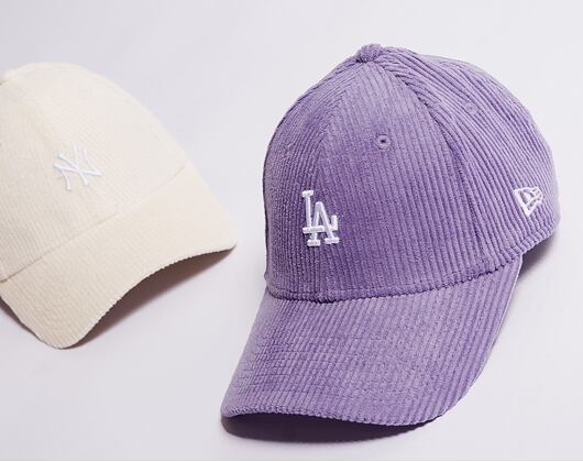 Dámská Kšiltovka New Era 9FORTY Womens MLB Cord Los Angeles Dodgers Purple