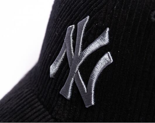 Kšiltovka New Era 9FORTY MLB Wide Cord New York Yankees Black / Pearl Grey