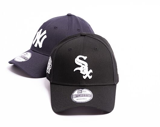 Kšiltovka New Era 9FORTY MLB New Traditions Chicago White Sox Black / White