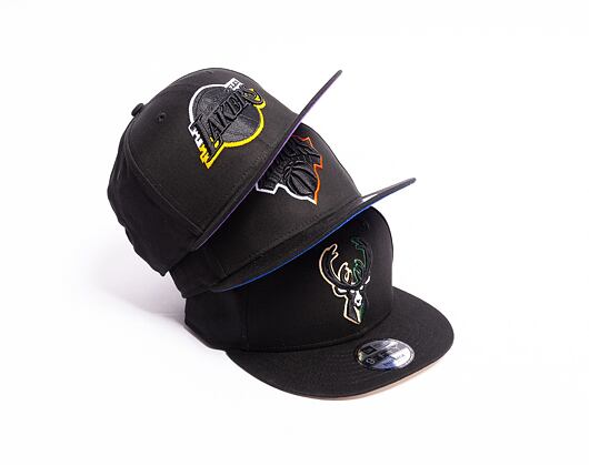 Kšiltovka New Era 9FIFTY NBA Split Logo New York Knicks Black / Majestic Blue