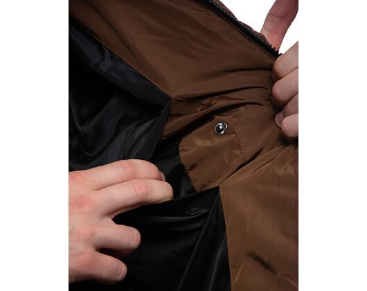 Bunda Karl Kani Retro Essential Puffer Jacket dark brown