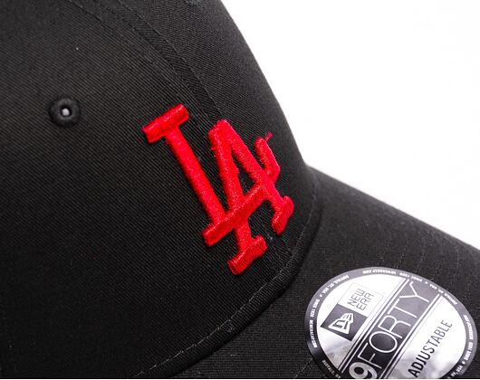 Dětská Kšiltovka New Era 9FORTY Kids MLB League Essential Los Angeles Dodgers Black / Cardinal