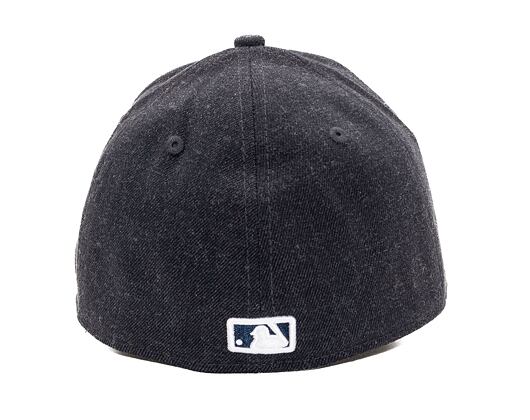 Kšiltovka New Era 39THIRTY MLB Heather Wool New York Yankees Navy