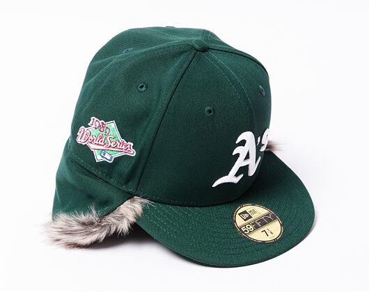 Kšiltovka New Era 59FIFTY MLB WS 5 Downflap Oakland Athletics Team Color