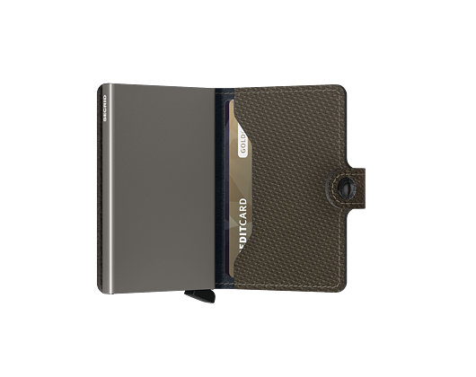 Peněženka Miniwallet Secrid Carbon Khaki