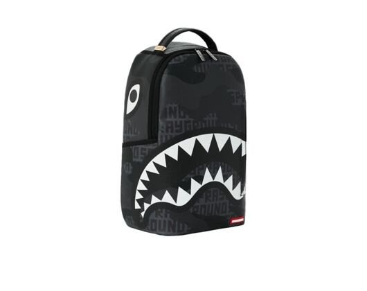 Batoh Sprayground Camo Infinity Black DLXSV Backpack Black / White