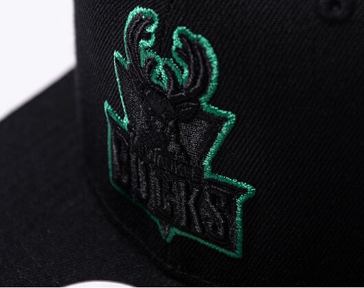 Kšiltovka Mitchell & Ness Tc Bottoms Snapback Hwc NBA MILWAUKEE BUCKS Black