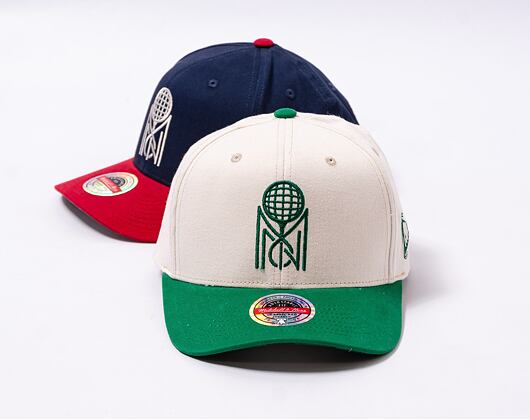 Kšiltovka Mitchell & Ness Game Set Snapback Branded Branded Off White