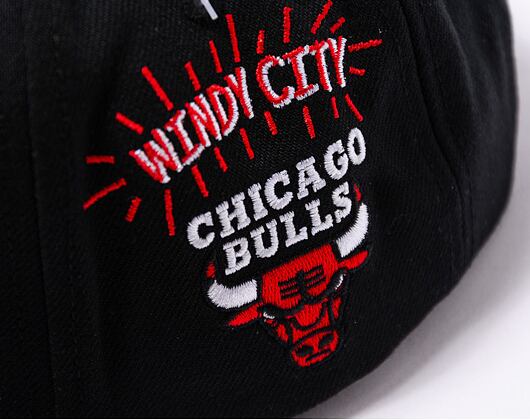Kšiltovka Mitchell & Ness All Out Snapback NBA CHICAGO BULLS Black