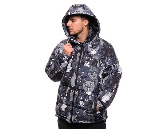 Bunda Rip N Dip Family Tree Puffer Jacket (Black)