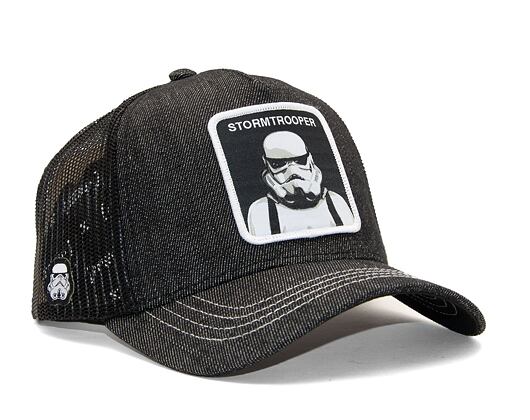 Kšiltovka Capslab Star Wars - Stormtrooper Trucker Black