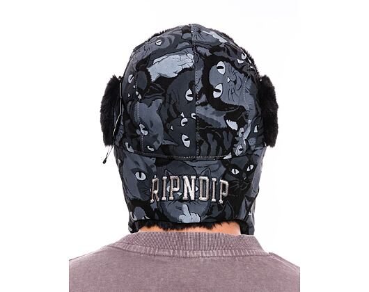 Beranice Rip N Dip Family Tree Aviator Hat (Dark Slate)