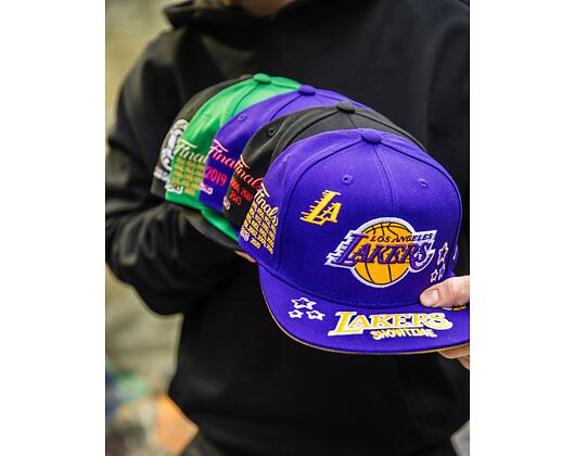 Kšiltovka Mitchell & Ness All Out Snapback NBA LOS ANGELES LAKERS Purple