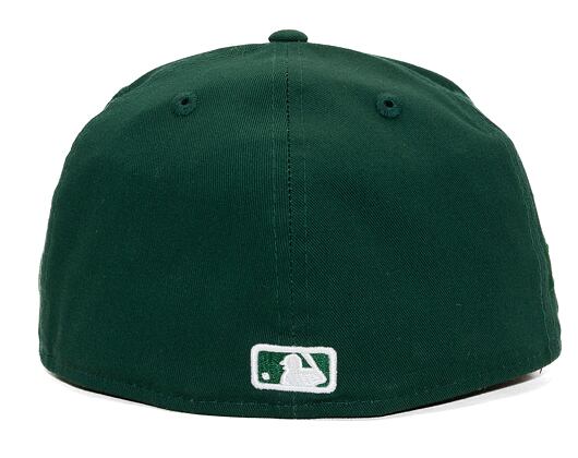 Kšiltovka New Era 59FIFTY MLB Team Color Oakland Athletics Cooperstown Dark Green / White / Kelly Gr