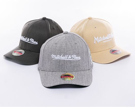 Kšiltovka Mitchell & Ness Branded Comfy Core Stretch Snapback Light Grey