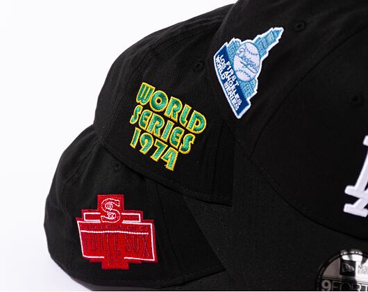 Kšiltovka New Era 9FORTY MLB Patch Chicago White Sox Cooperstown Black / Kelly Green