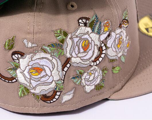 Kšiltovka New Era 59FIFTY Flower Icon Ash Brown
