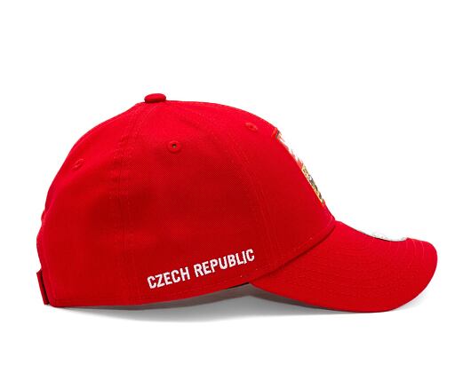 Dětská Kšiltovka New Era 9FORTY Kids National Team - Czech Republic Scarlet