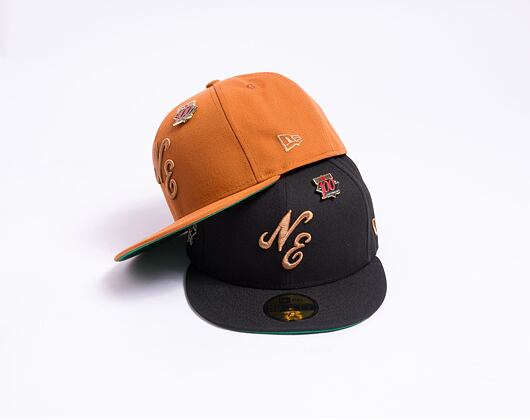 Kšiltovka New Era 59FIFTY Script Black / Stone