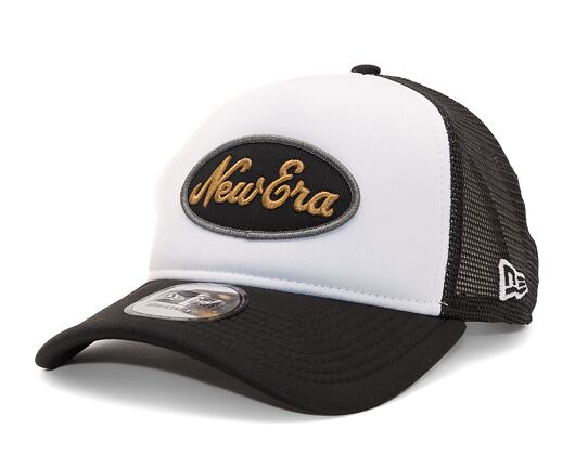Kšiltovka New Era 9FORTY A-Frame Trucker Oval Black / White