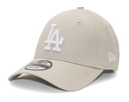 Kšiltovka New Era 9FORTY MLB Side Patch Los Angeles Dodgers Cooperstown Stone / White