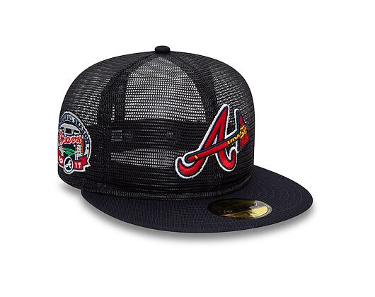 Kšiltovka New Era 59FIFTY MLB Mesh Patch Atlanta Braves Navy