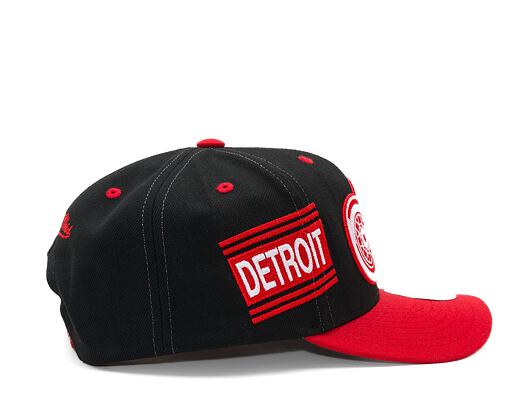 Kšiltovka Mitchell & Ness Overbite Pro Snapback Vntg Detroit Red Wings Black