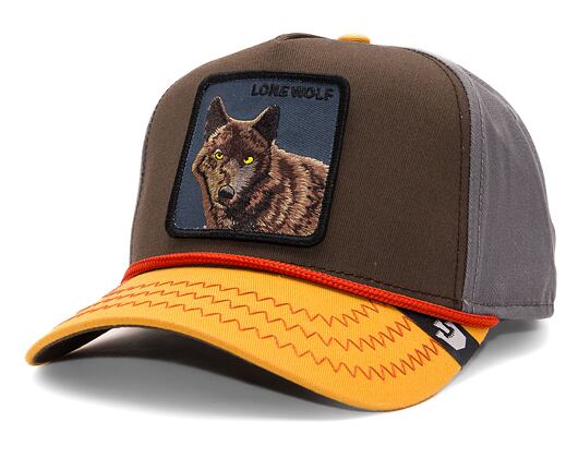 Kšiltovka Goorin - Lone Wolf 100 A-Frame - Brown