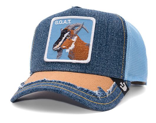 Kšiltovka Goorin - Silky Goat Trucker - Denim