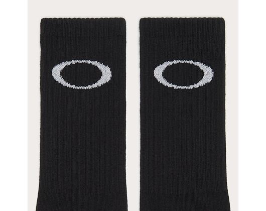 Ponožky Oakley Ellipse  3 pack Crew Sock Black