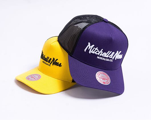 Kšiltovka Mitchell & Ness Purple/White Trucker Own Brand