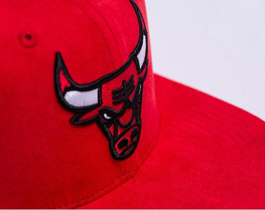 Kšiltovka Mitchell & Ness Sweet Suede Snapback Chicago Bulls Red