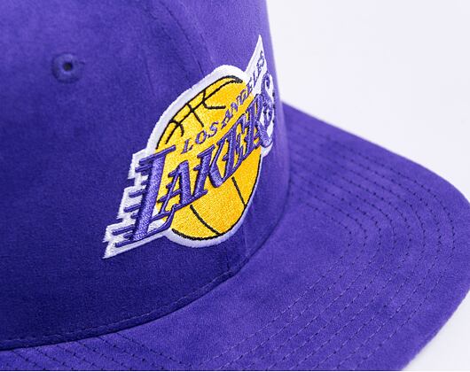 Kšiltovka Mitchell & Ness Sweet Suede Snapback Los Angeles Lakers Purple