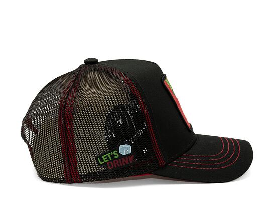 Kšiltovka Capslab Trucker - Bloody Mary - Black / Red