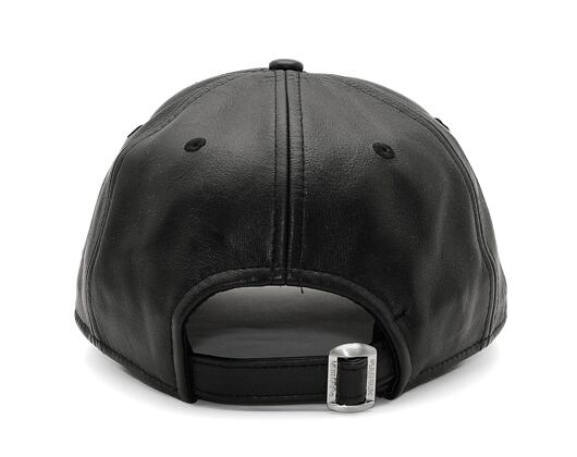 Kšiltovka New Era - MLB Image Drop - Leather 9FORTY - NY Yankees - Black / Off White