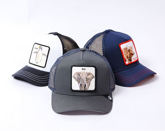 Kšiltovka Goorin - Trucker - The Big Elephant - Grey