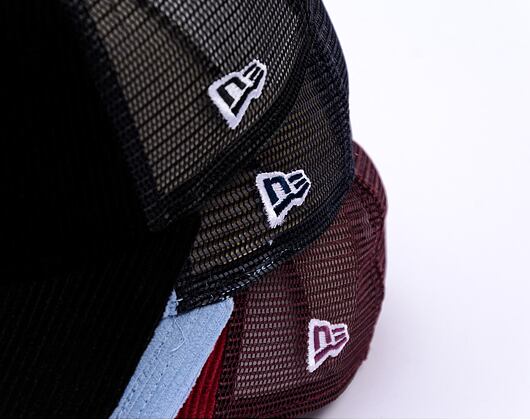 Kšiltovka New Era - Buffalo Patch Cord 9FORTY Trucker - Black