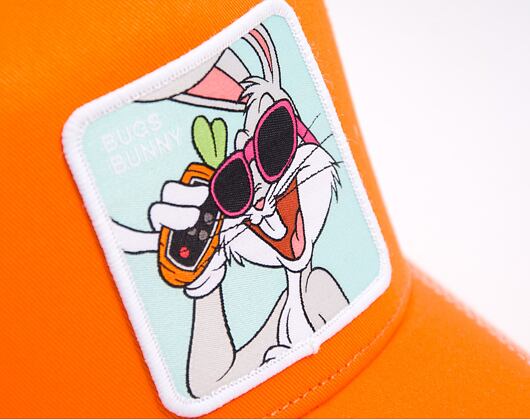 Kšiltovka Capslab - Trucker Looney Tunes - Bugs Bunny - Orange